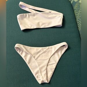 White swimsuit bikini